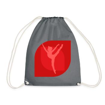Gymnastiktraining Turner Handstand - Turnbeutel - Grau - Vorne