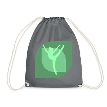Gymnastics Gymnasts - Drawstring Bag - grey - Front