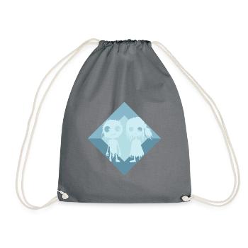 Breakdance Power Moves Groundwork - Drawstring Bag - grey - Front
