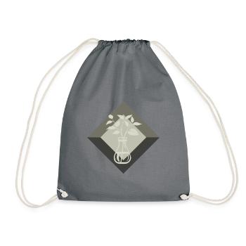Biology Organisms Ecology - Drawstring Bag - grey - Front