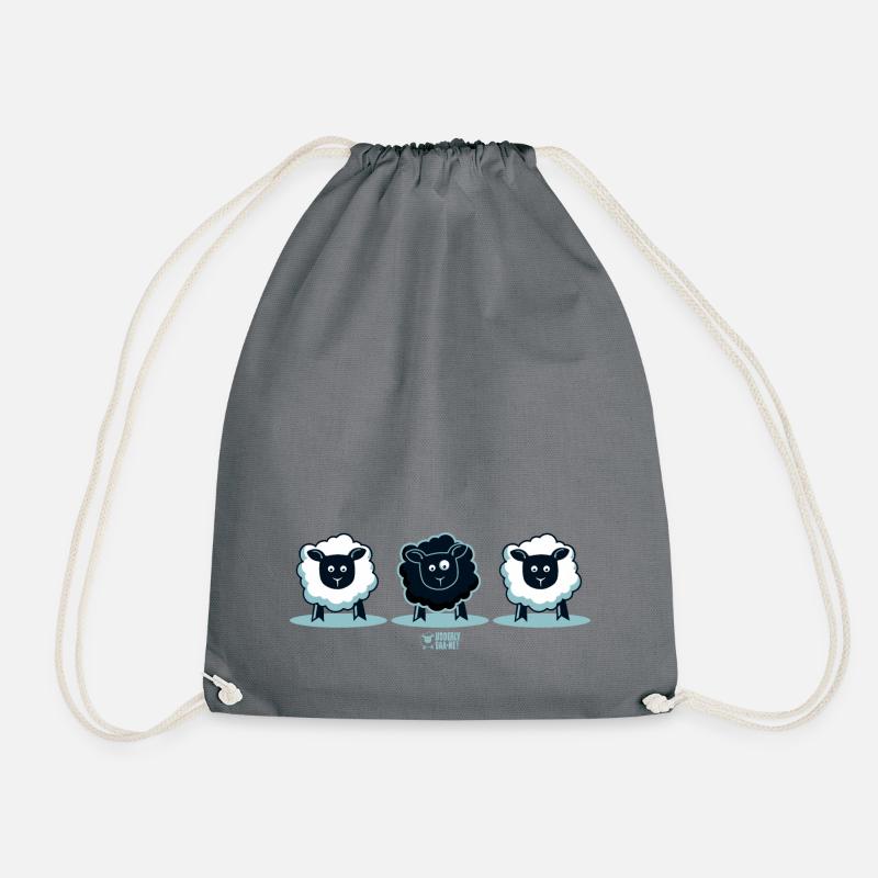 Ewe, das schwarze Schaf? - Turnbeutel - Grau