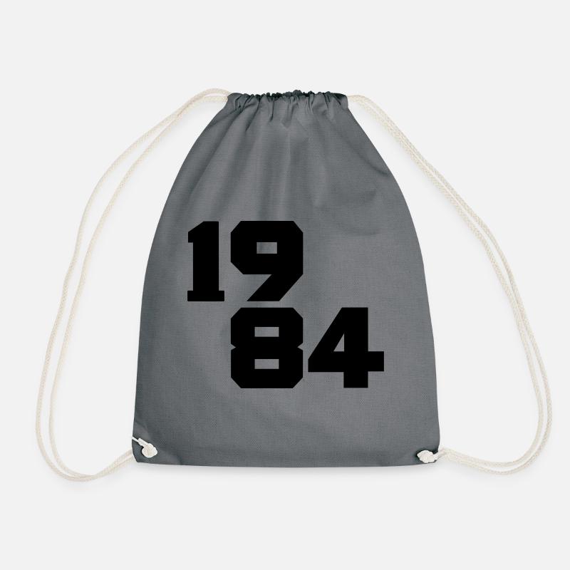 1984 - Drawstring Bag - grey
