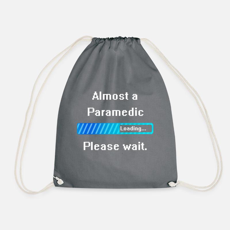 Paramedic Paramedic Training Profession - Drawstring Bag - grey