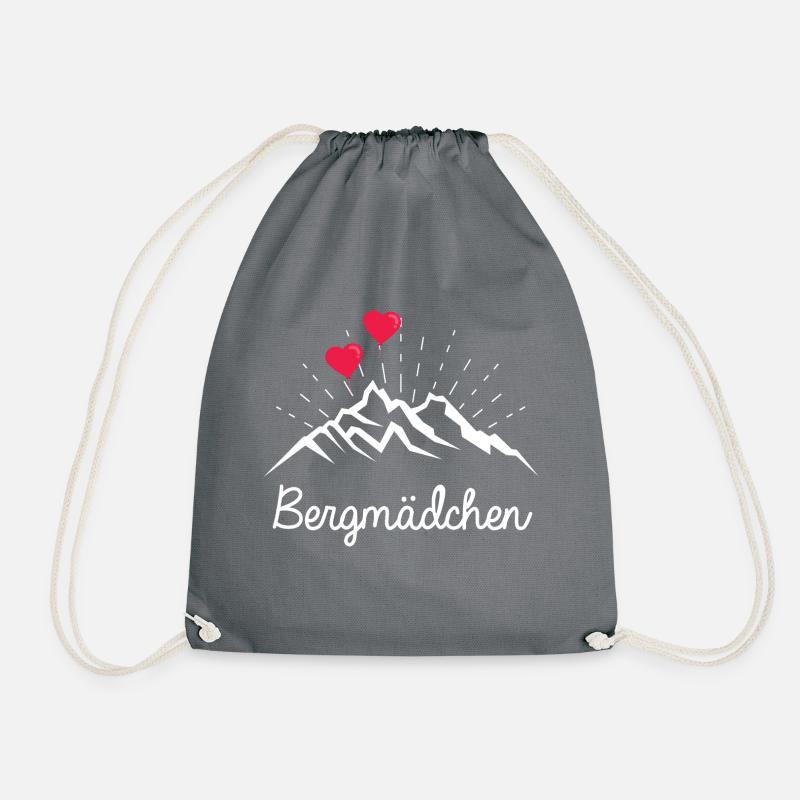 Bergmädchen - Turnbeutel - Grau