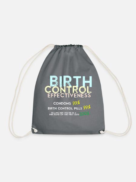 Pipeband Birth Control - Turnbeutel - Grau