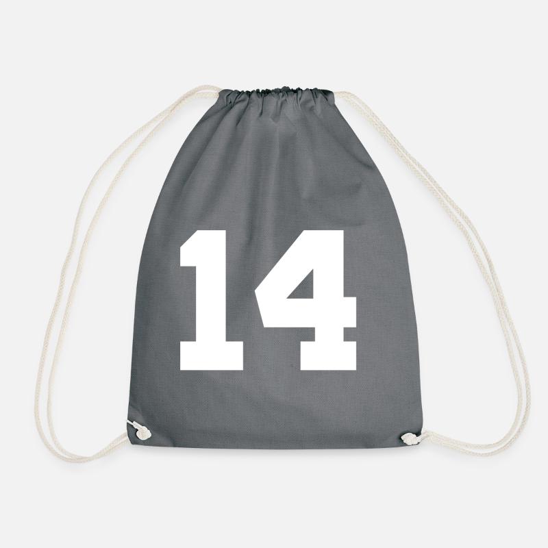 14 - Drawstring Bag - grey