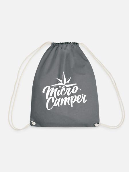 Micro Camper - Turnbeutel - Grau