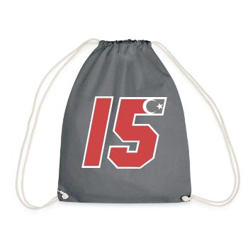 Burdur - Drawstring Bag - grey - Front