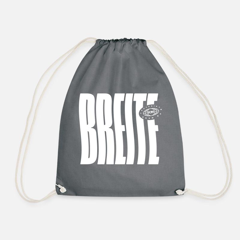 Width Basel - Drawstring Bag - grey