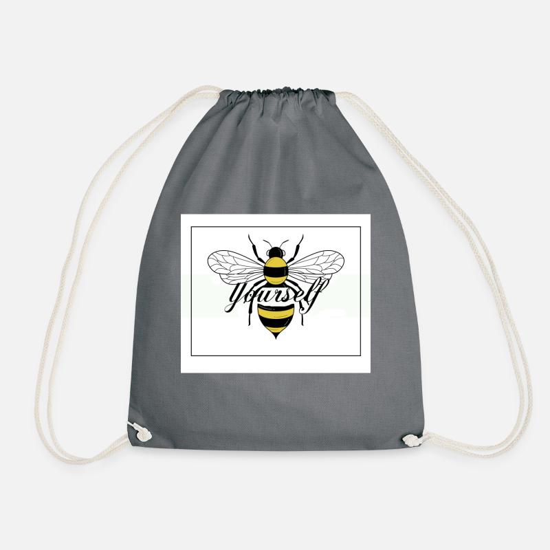 Bee yourself - Turnbeutel - Grau