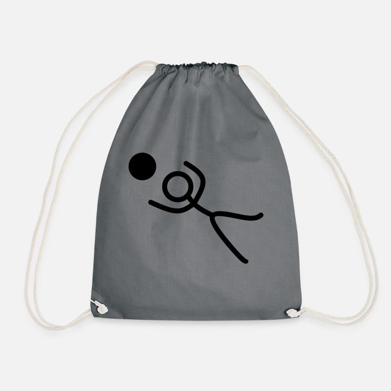 Stickman goalie - Drawstring Bag - grey