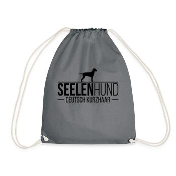 DEUTSCH KURZHAAR Seelenhund - Turnbeutel - Grau - Vorne