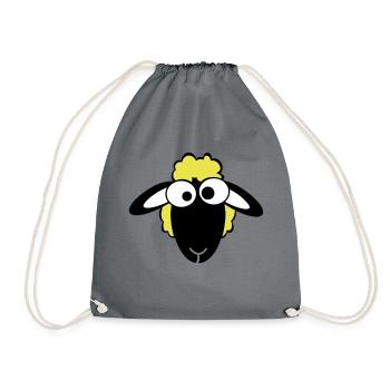 sheep color - Turnbeutel - Grau - Vorne