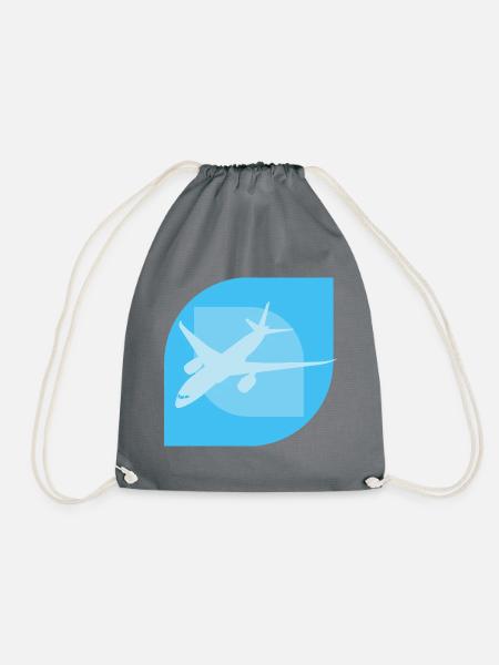 Aerospace Engineering Flugzeug Luftfahrt - Turnbeutel - Grau