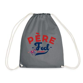 Père Fect Cavalier Cadeau Papa Cavalier drôles - Sac de sport léger - gris - Devant