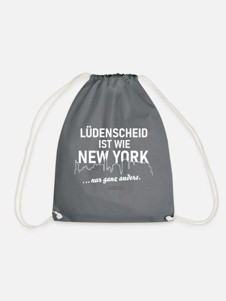 Lüdenscheid - Turnbeutel - Grau
