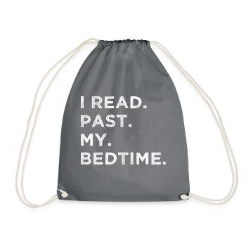 Livre déclaration Art Happy Book Keeper chemise - Sac de sport léger - gris - Devant