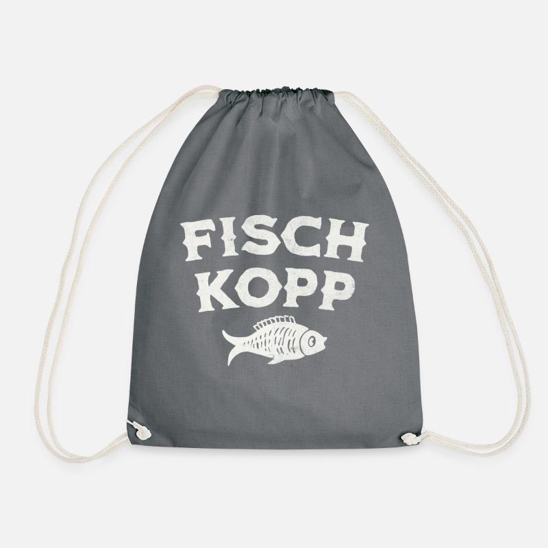 Fischkopp - Turnbeutel - Grau