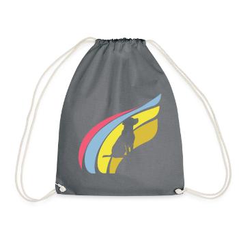 Dresseur de chiens Agility Dressage de chiens - Sac de sport léger - gris - Devant