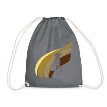 Dog Training Dog Educator - Drawstring Bag - grey - Front