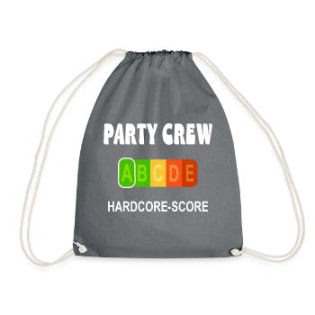 Party Crew - Turnbeutel - Grau - Vorne