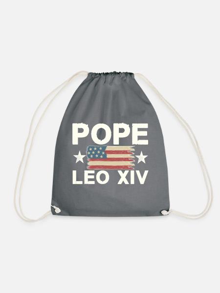 Papst - Turnbeutel - Grau
