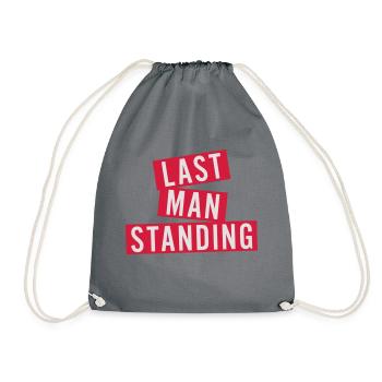 LAST MAN STANDING - Turnbeutel - Grau - Vorne