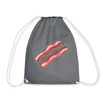 Bacon Speck - Turnbeutel - Grau - Vorne