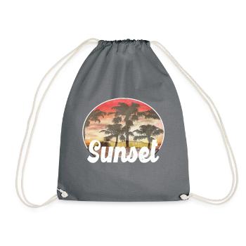Sunset - Sac de sport léger - gris - Devant