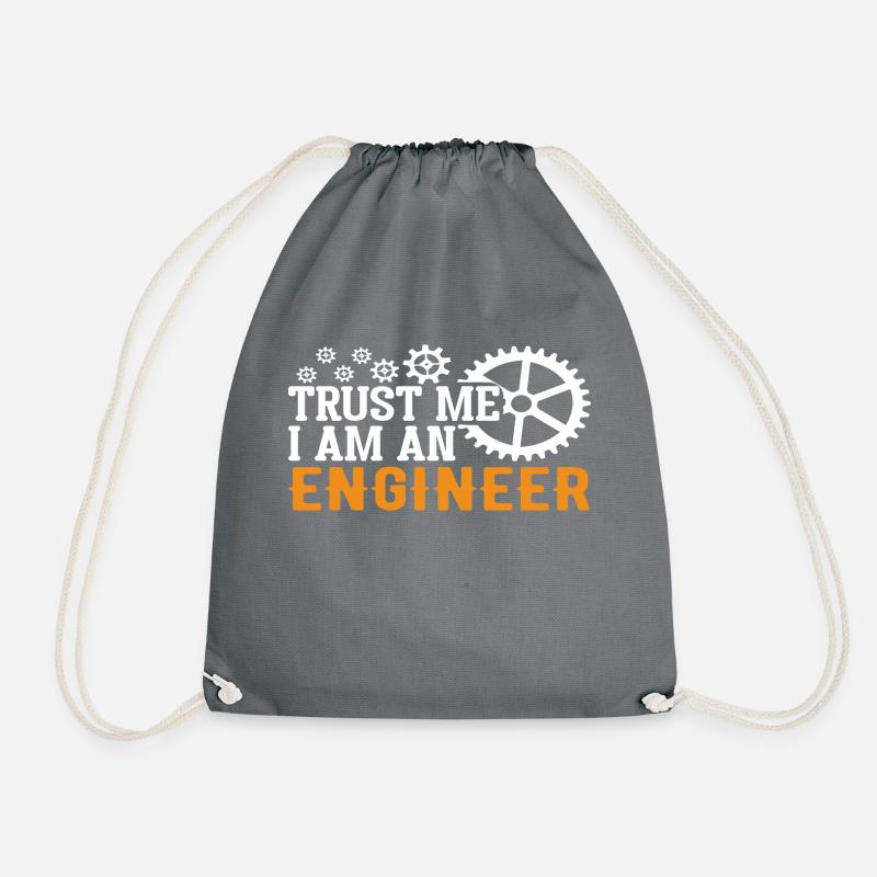 Trust me I am an Engineer - Turnbeutel - Grau