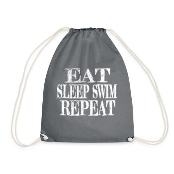 Humour Plage Anniversaire Drôle Natation Natation - Sac de sport léger - gris - Devant