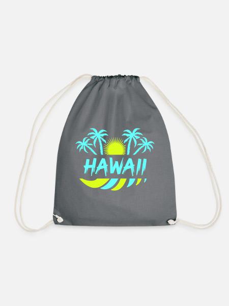 hawaii - Turnbeutel - Grau