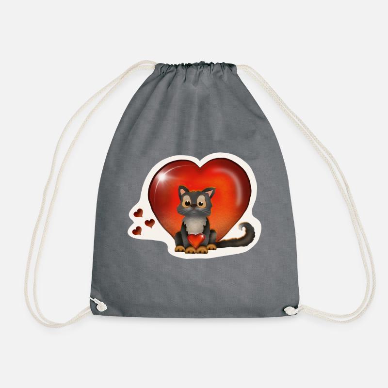 Leo - Drawstring Bag - grey
