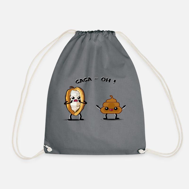 Poop-oh - Turnbeutel - Grau