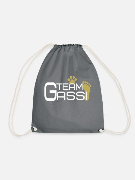TeamGassi - Turnbeutel - Grau