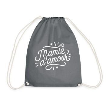 Mamie d'amour - Sac de sport léger - gris - Devant
