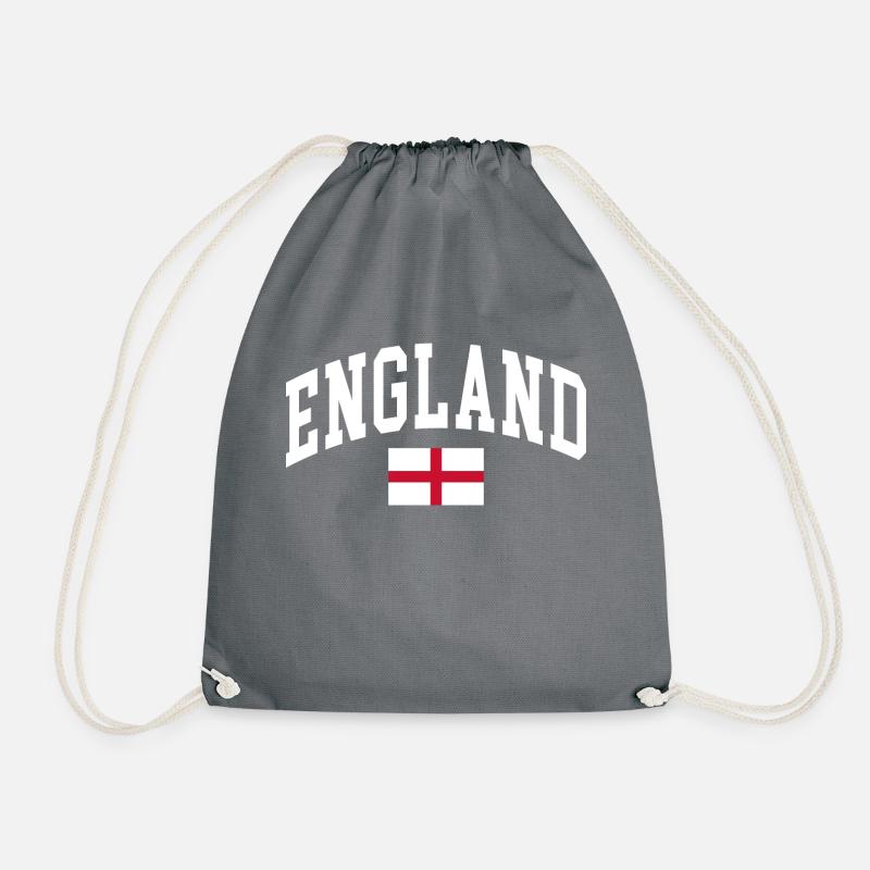 England - Drawstring Bag - grey