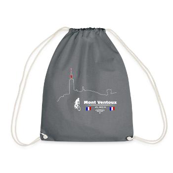 Rennrad Mont-Ventoux, einer unserer Bestseller - Turnbeutel - Grau - Vorne