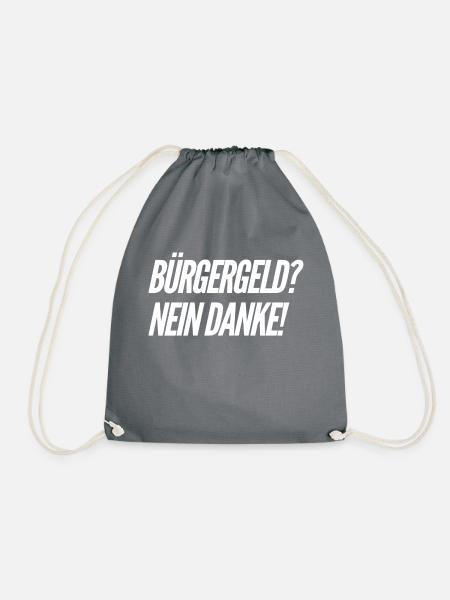 Bürgergeld - Turnbeutel - Grau