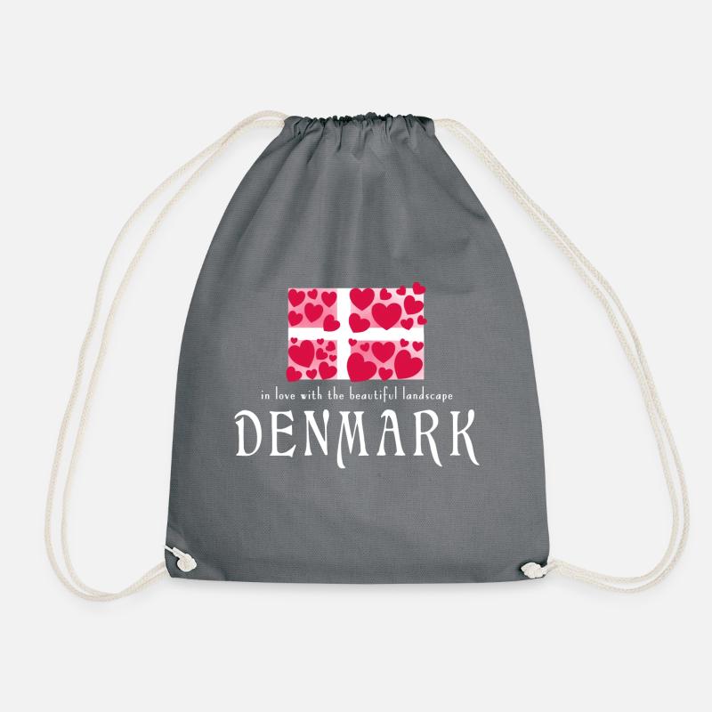 Denmark Dänemark Danmark - Turnbeutel - Grau