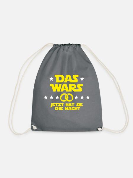 Das wars - Turnbeutel - Grau
