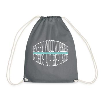 abattage exploitation forestière cool génial bûcheron travail bois - Sac de sport léger - gris - Devant