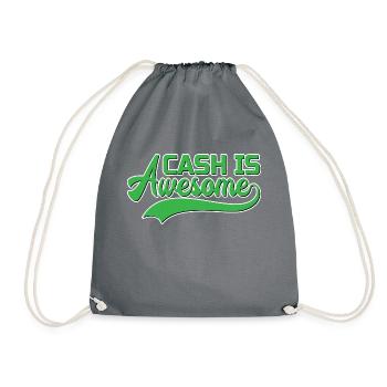 L’argent est génial 10 - Sac de sport léger - gris - Devant
