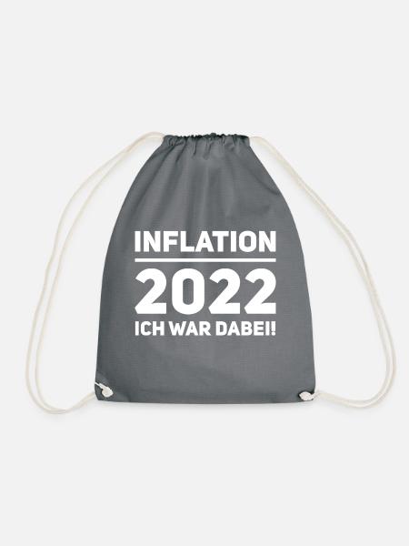 Inflation 2022 - Turnbeutel - Grau
