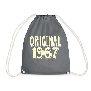 original 1967 - Turnbeutel - Grau - Vorne