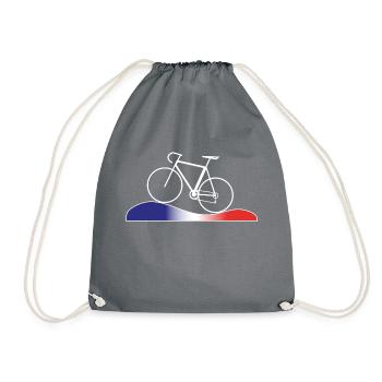 Vélo de route France - Sac de sport léger - gris - Devant