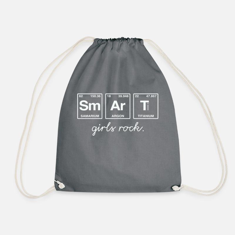 SMART GIRLS ROCK - Elements Perdiode System - Drawstring Bag - grey