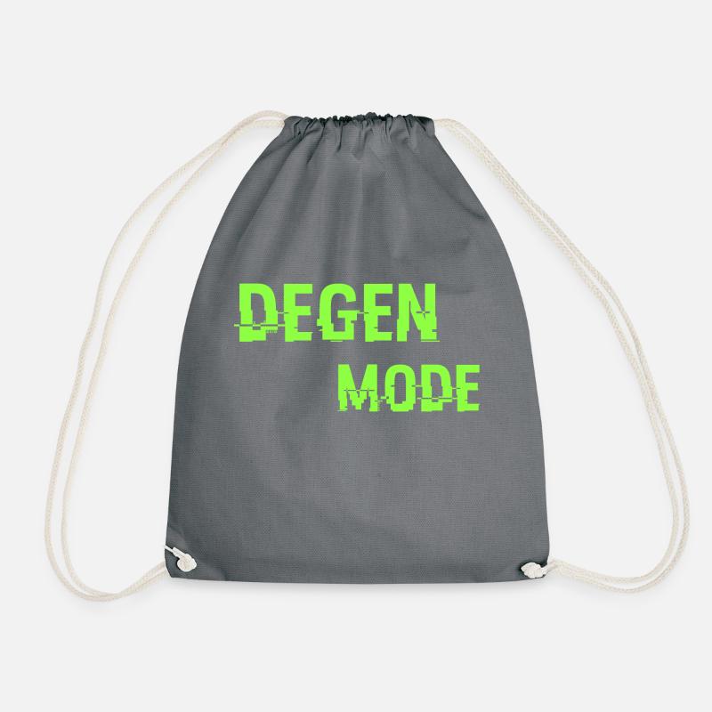 Degen-Modus - Turnbeutel - Grau