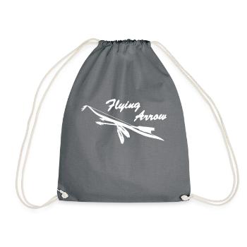 Bow and arrow Indians Archery Western - Drawstring Bag - grey - Front
