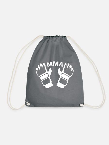 MMA Handschuhe - Turnbeutel - Grau